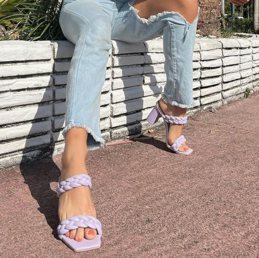 BRAND NEW DOLCE VITA WOMENS DOUBLE  BRAIDER STRAPS BLOCK HEEL SANDAL